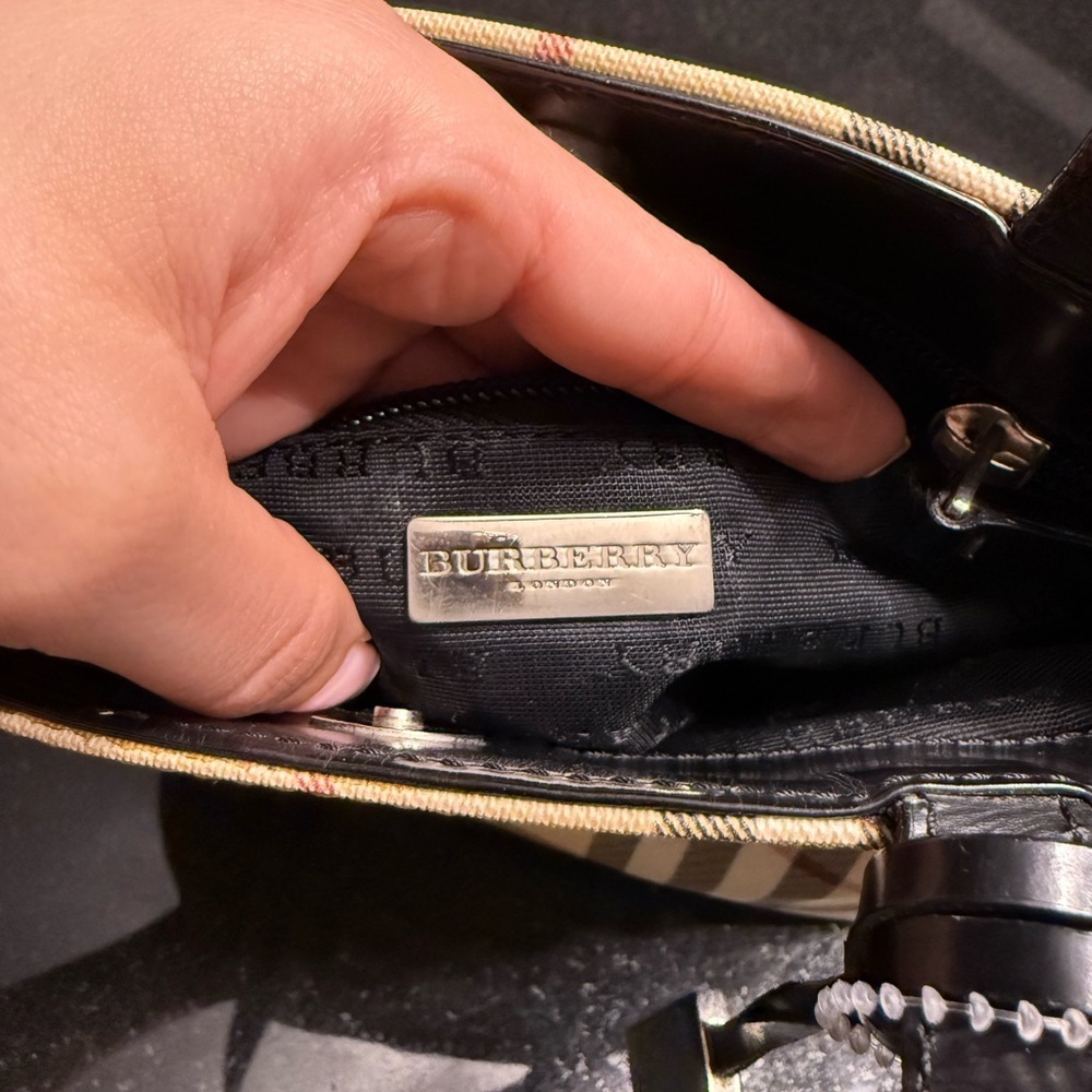 BURBERRY Nova Check Mini Tote - Picture 5 of 17